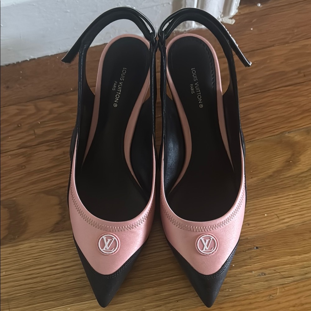 Louis Vuitton Pink and Black Women's Shoes